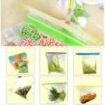 3 x Revolutionary Big Size Plastic Slide & Store Bag Sealer Keeping Fresh Bag Sealing Bar Rod Stick Strip - Image 7