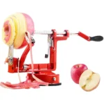3 in 1 Multi-functional Fruit Peeling Slicing Stoning Peeler Machine(Red)