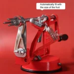 3 in 1 Multi-functional Fruit Peeling Slicing Stoning Peeler Machine(Red) - Image 4