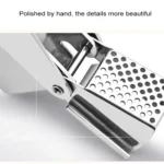 Food Grade 304 Stainless Steel Garlic Press Presser Crusher Slicer - Image 5