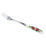 Ceramic Handle Stainless Steel Spoon + Fork Set - Image 2