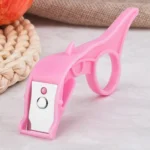 Stainless Steel Blade Plastic Handle Creative Peeler Rotating Style Fruit Knife (Random Color Delivery) - Image 2