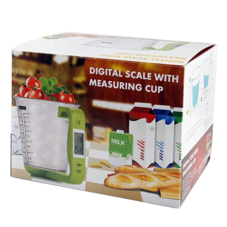 S-KA-0720_7.webp Digital Scale with Measuring Cup / Thermometer(Green) - Image 8