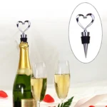 Creative Heart Design Wine Bottle Stopper(Silver) - Image 7