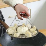 10pcs High Quality Kitchen Gadget Stainless Steel Pot Clip(Silver) - Image 6