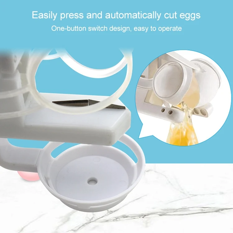 S-KA-0780_4.webp Ez Cracker / Egg Cracker / Egg Separator(White) - Image 5