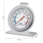 High Quality Stainless Steel Stand Up Oven Thermometer Gauge Gage (0-300 Degree Centigrade)(Silver) - Image 3