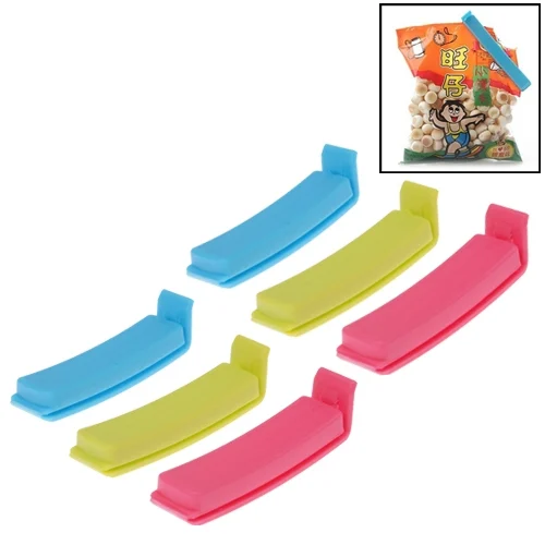 S-KA-0842_1.webp 6pcs Food Storage Bag Sealing Clips Sealer Food Clip - Image 2