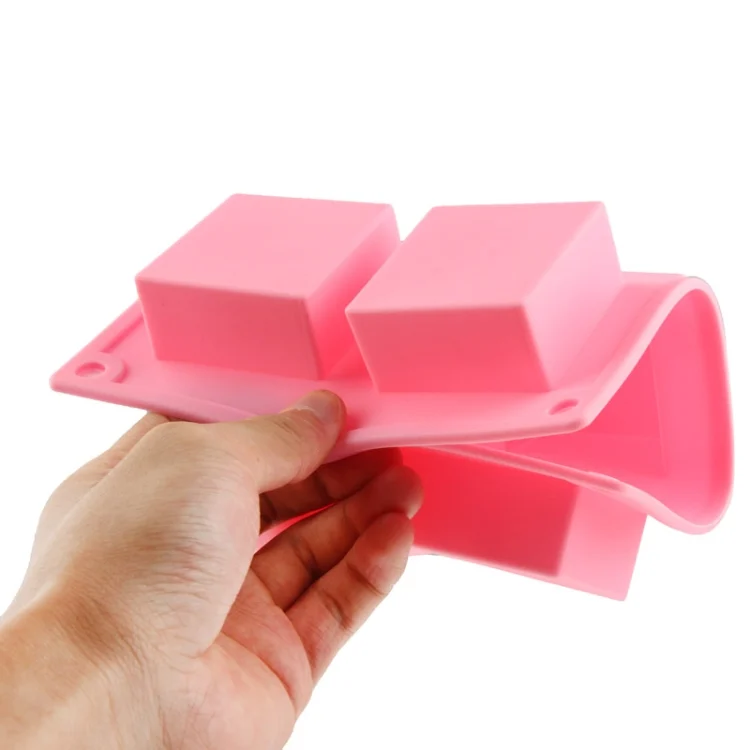 S-KA-0861_4.webp High Quality 6 Holes Square Shape Silicone Material Cake Mold - Image 5