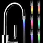 Temperature Sensitive 7 Color Gradient LED Water Faucet Light Water Stream Color Changing Faucet Tap For Kitchen and Bathroom - Image 2