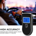 3 digitals LCD Display Breath Alcohol Tester Analyzer(Black) - Image 12