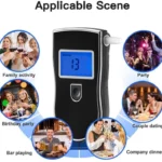 3 digitals LCD Display Breath Alcohol Tester Analyzer(Black) - Image 13