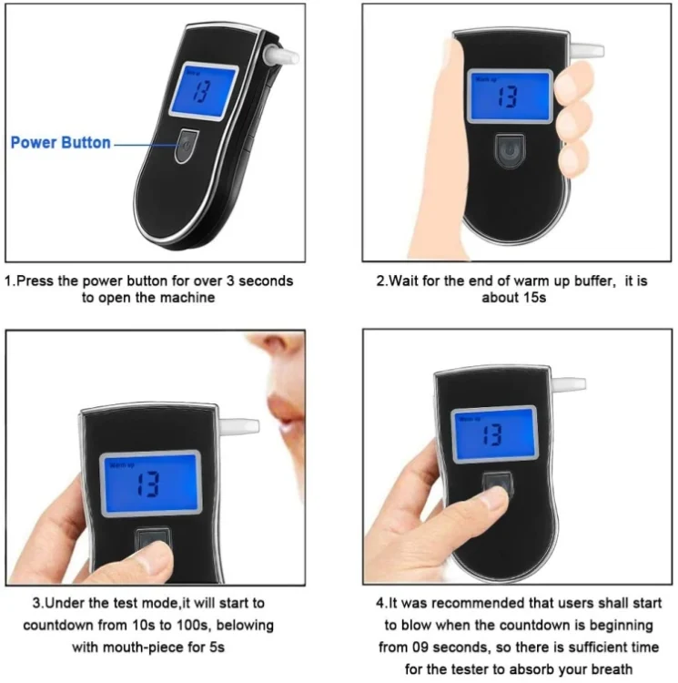 S-LBAT-0112_13.webp 3 digitals LCD Display Breath Alcohol Tester Analyzer(Black) - Image 14
