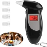 LCD Digital Alcohol Tester Breathalyzer(Black)