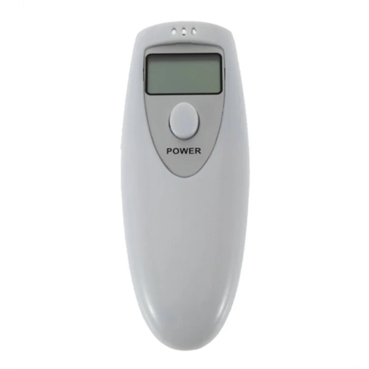 S-LBAT-0119_1.webp Digital LCD Display Breath Alcohol Tester with Audible Alert(White) - Image 2