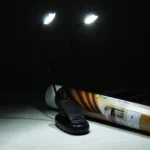 2 Arm LED Book Light, Dual Arms Clip On LED Light For Reading Camping Hiking(Black) - Image 8