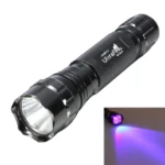 LT-3W 1 x XPE LED UV Flashlight, 600 LM 5-Modes Purple Light