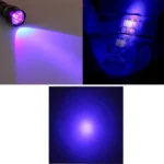 LT-3W 1 x XPE LED UV Flashlight, 600 LM 5-Modes Purple Light - Image 8