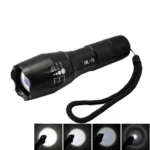 LT-XD 1 x XML-T6 White Light LED Flashlight , 1800 LM 5-Modes(Black)