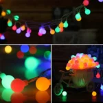 10m 100 LED Colorful String Rope Light with Tail Plug-in - Image 5