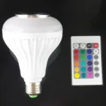 E27 RGB LED Light Lamps Speaker, Bluetooth, Support WiFi Phone Control, Adjustable Light, with Remote Control - Image 6