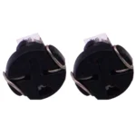 2 PCS T3 White Light 0.1W 5LM 1 LED SMD 3528 LED Instrument Light Bulb Dashboard Light for Vehicles, DC 12V(Black) - Image 3