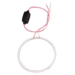 110mm 5W 180LM Angel Eyes Circles Car Headlight COB LED Lights for Vehicles, DC 12-24V - Image 3