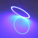 60mm 5W 180LM Angel Eyes Circles Car Headlight COB LED Lights for Vehicles, DC 12-24V - Image 6