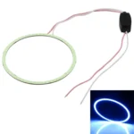 90mm 5W 180LM Angel Eyes Circles Car Headlight COB LED Lights for Vehicles, DC 12-24V