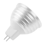 MR16 3W RGB LED Light Bulb, Luminous Flux: 400-450LM, with Remote Controller, DC 12V - Image 3