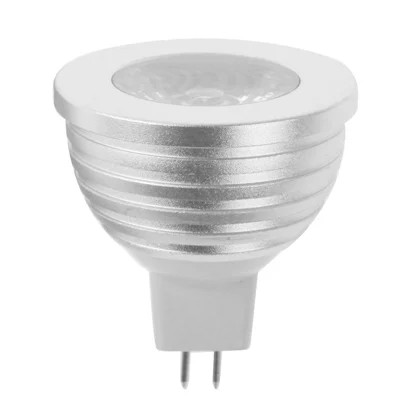 S-LED-3022_3.webp MR16 3W RGB LED Light Bulb, Luminous Flux: 400-450LM, with Remote Controller, DC 12V - Image 4