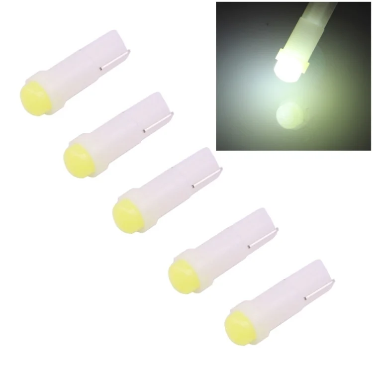 S-LED-3460W.webp 5 PCS T5 0.5W 20LM 1 LED COB LED Instrument Light Bulb Dashboard Light for Vehicles, DC 12V - Image 1