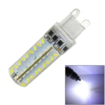 G9 5W 450LM 72 LED SMD 3014 Dimmable Silicone Corn Light Bulb, AC 220V (Warm White Light)