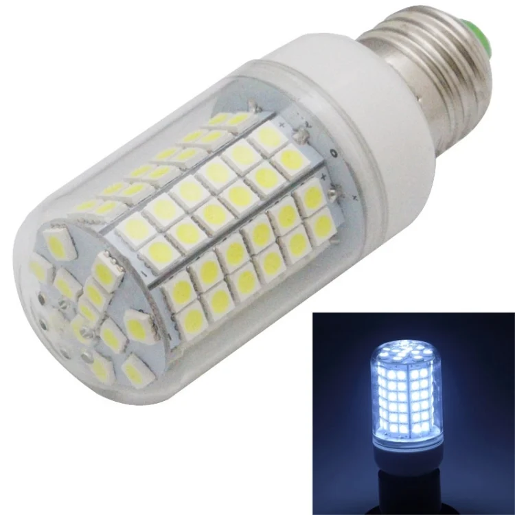 S-LED-4151W.webp E27 6W White 96 LED SMD 5050 Corn Light Bulb, AC 220V - Image 1