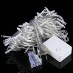 100 LEDs with End Joint & 8 Display Modes Controller for Christmas Party, AC 110V, US Plug - Image 2