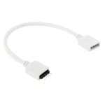 4 Pin Male to 4 Pin Female Connector Extension Cable for LED Strip, Length: 16cm - Image 2