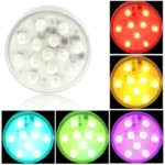 14 LED Multi Color Light with Remote Control(Silver) - Image 2