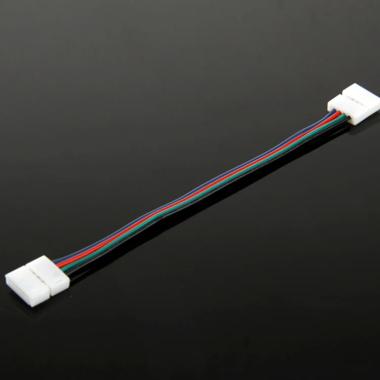 10mm PCB FPC Connector Adapter for SMD 5050 RGB LED Stripe Light, Length: 17cm