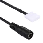 DC Connector Plug Male to No Need Soldering 2 Pin Connector for Single Color 5050 SMD LED Strip, Length: 18cm - Image 3