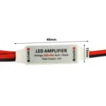 Mini LED Amplifier for Single Color 3528 / 5050 LED Strip, DC 5-24V / 12A - Image 4
