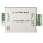 24A RGB Amplifier for LED Light, DC 12V-24V Input(Silver) - Image 4