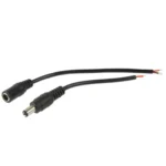 5.5 x 2.1mm DC Power Female Barrel to Male Barrel Connector Adaptor for LED Light Controller, Length: 20cm - Image 4