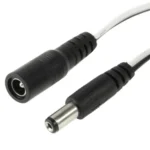 5.5 x 2.1mm DC Power Extension Cable for LED Light Controller, Length: 40cm - Image 2