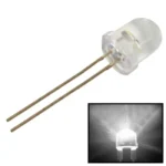 200pcs F8 White Light Water Clear LED Emitting Diode Lamp (200pcs in one packaging, the price is for 200pcs) - Image 2