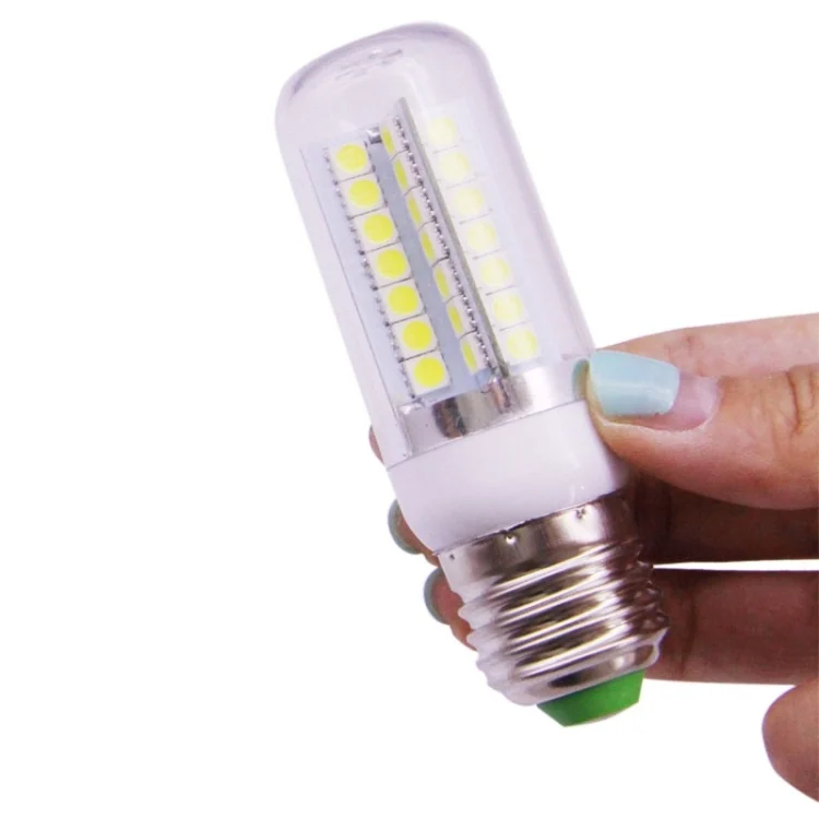 S-LED-8101W_3.webp E27 5W Warm White Light 450LM 56 LED SMD 5050 Corn Light Bulb, AC 220V - Image 4