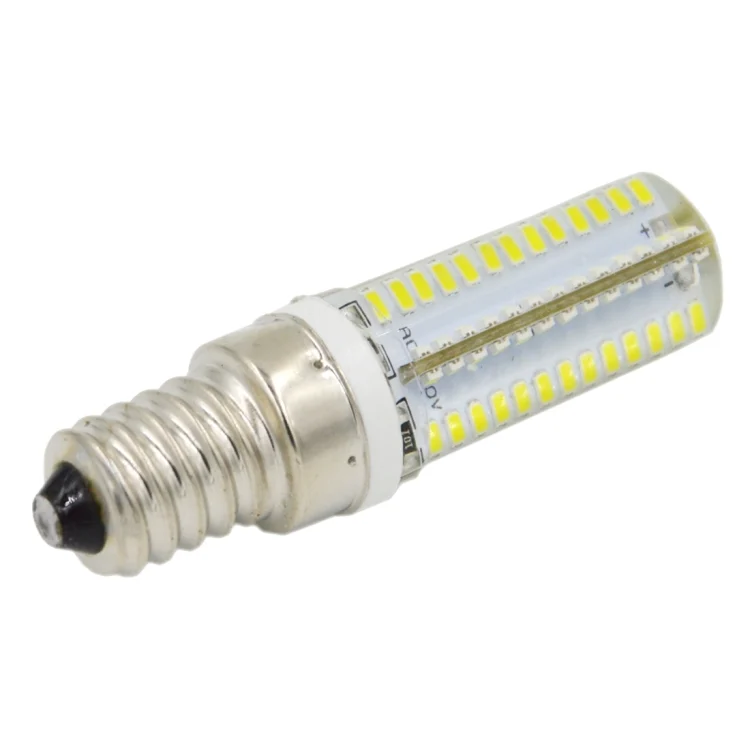 S-LED-8890W_2.webp E14 5W 400LM 104 LED SMD 3014 Silicone Corn Light Bulb, AC 220V (Warm White Light) - Image 3