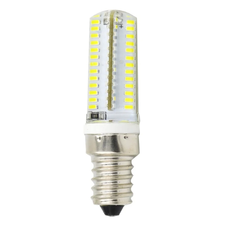 S-LED-8890W_3.webp E14 5W 400LM 104 LED SMD 3014 Silicone Corn Light Bulb, AC 220V (Warm White Light) - Image 4