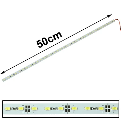 S-LED-9033_1.webp 8.5W Bared Panel Aluminum Light Bar, 36 LED 5630 SMD, White Light, Length: 50cm - Image 2