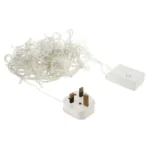 10m Waterproof IP44 String Decoration Light , For Christmas Party, 100 LED White Light, with 8 Functions Controller, 220V, UK Plug - Image 2