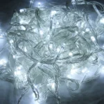 10m Waterproof IP44 String Decoration Light , For Christmas Party, 100 LED White Light, with 8 Functions Controller, 220V, UK Plug - Image 5